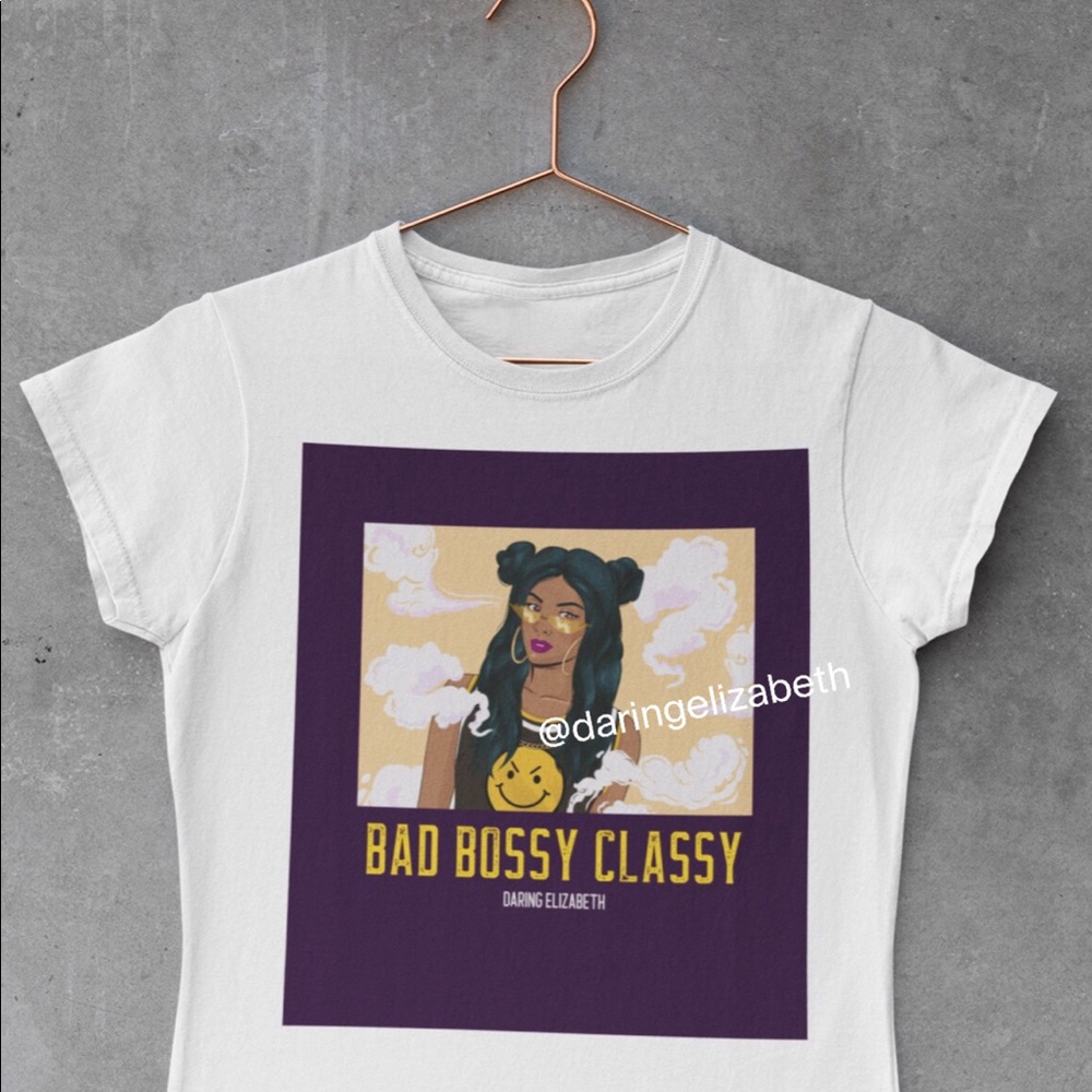 Bad Bossy graphic tee